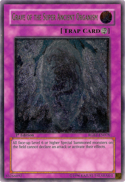 Grave of the Super Ancient Organism [RGBT-EN078] Ultimate Rare | Card Merchant Takapuna