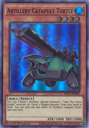 Artillery Catapult Turtle [MP21-EN099] Super Rare | Card Merchant Takapuna