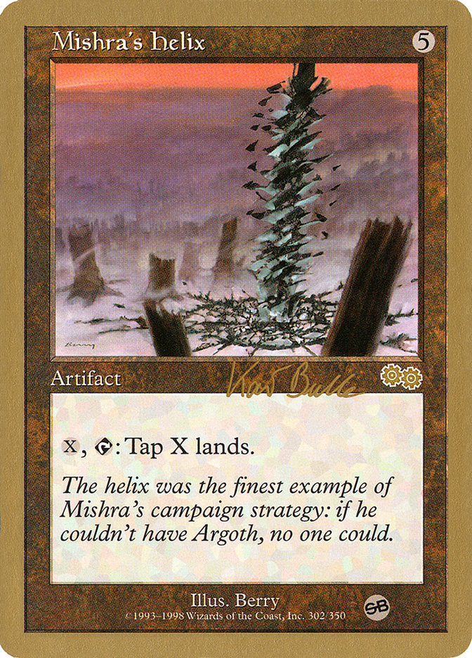 Mishra's Helix (Kai Budde) (SB) [World Championship Decks 1999] | Card Merchant Takapuna