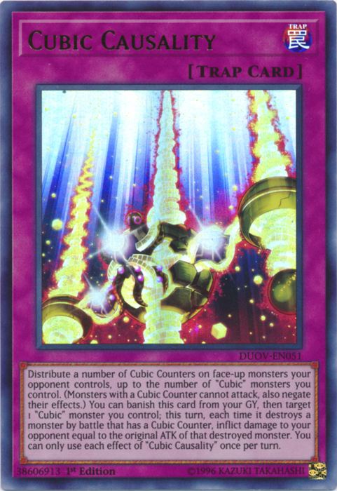 Cubic Causality [DUOV-EN051] Ultra Rare | Card Merchant Takapuna