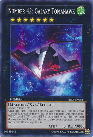 Number 42: Galaxy Tomahawk [PRIO-EN092] Common | Card Merchant Takapuna