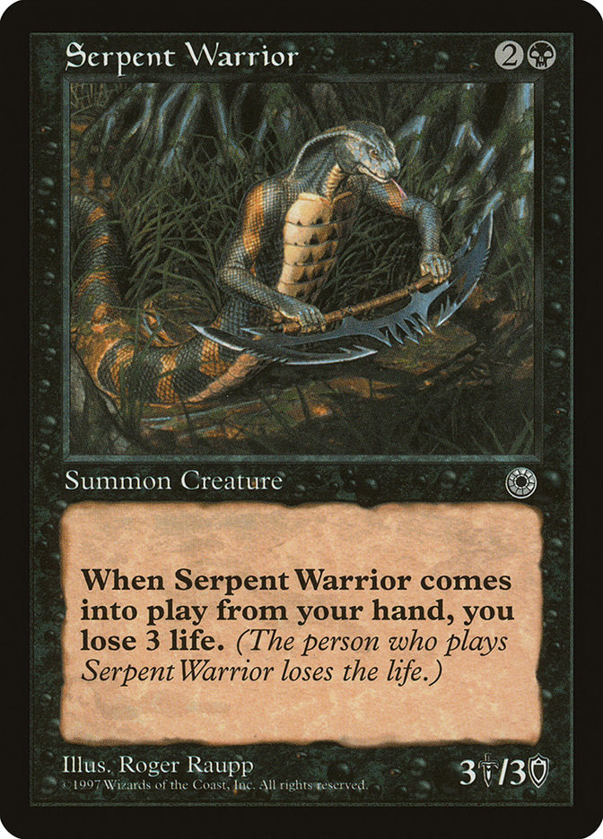 Serpent Warrior [Portal] | Card Merchant Takapuna