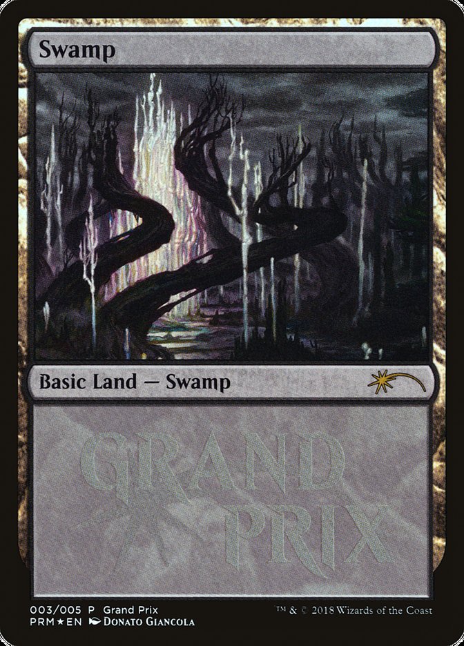 Swamp (2018c) [Grand Prix Promos] | Card Merchant Takapuna