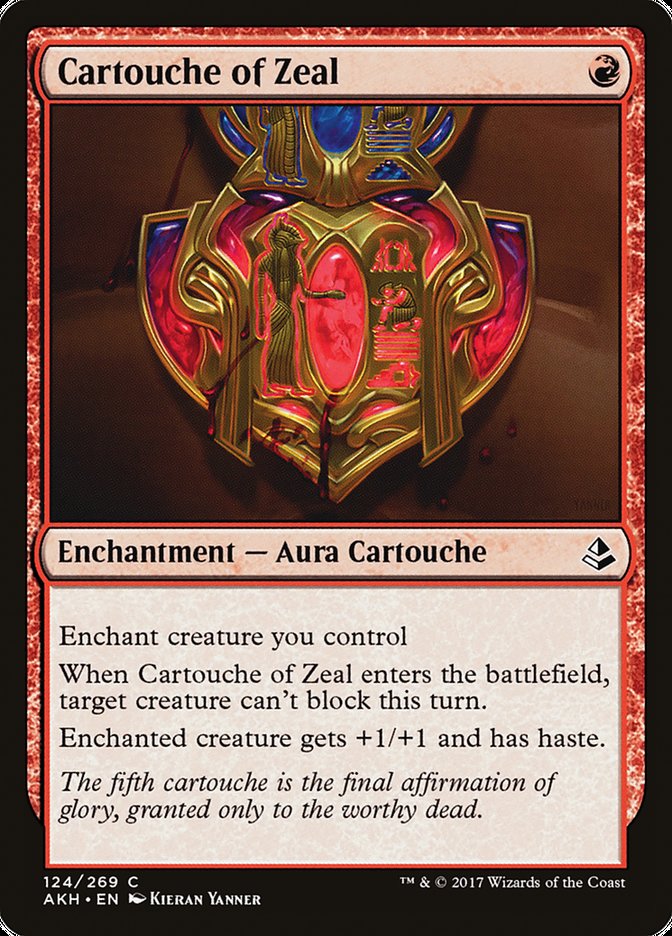 Cartouche of Zeal [Amonkhet] | Card Merchant Takapuna