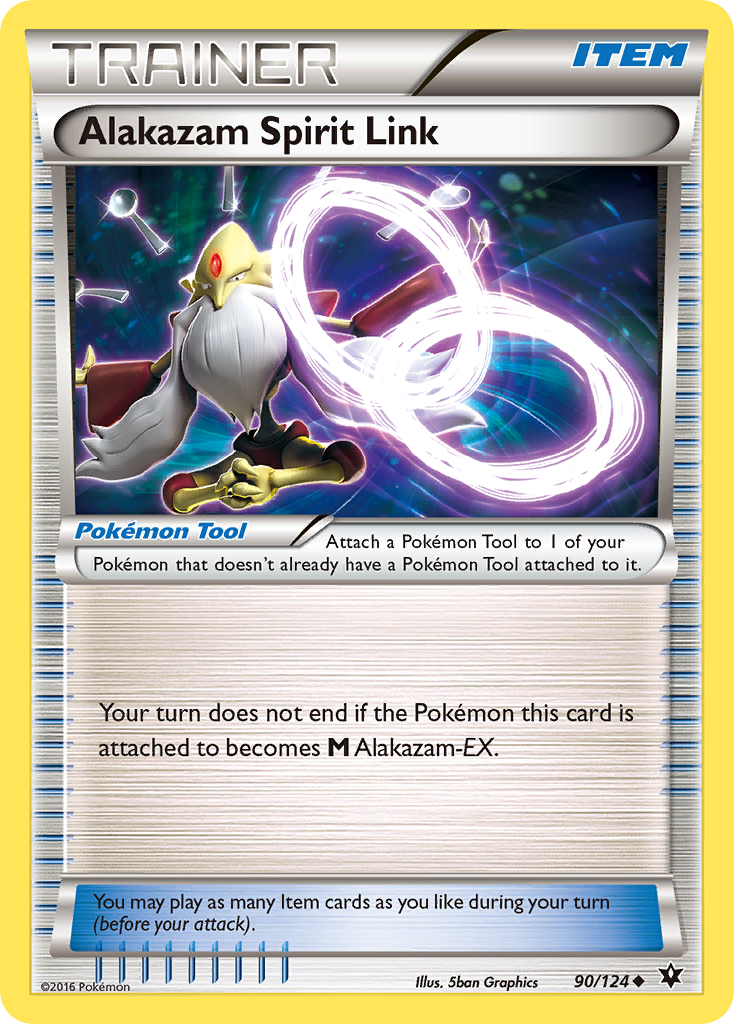 Alakazam Spirit Link (90/124) [XY: Fates Collide] | Card Merchant Takapuna