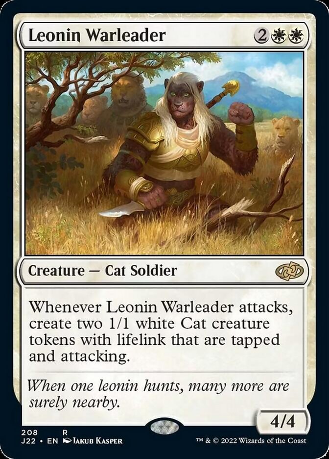 Leonin Warleader [Jumpstart 2022] | Card Merchant Takapuna