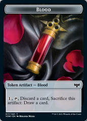 Blood // Wolf (014) Double-Sided Token [Innistrad: Crimson Vow Tokens] | Card Merchant Takapuna