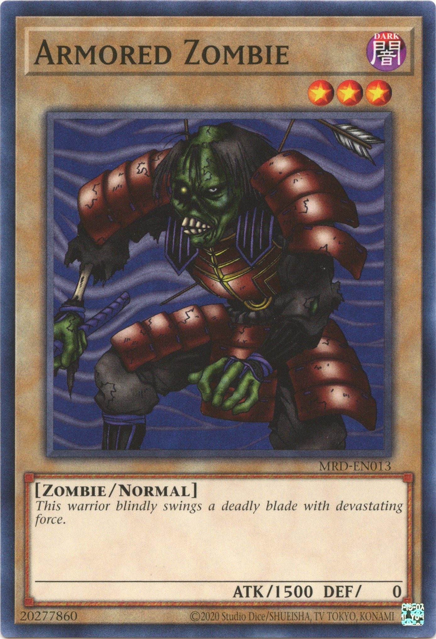 Armored Zombie (25th Anniversary) [MRD-EN013] Common | Card Merchant Takapuna