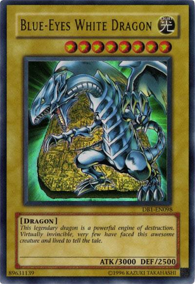 Blue-Eyes White Dragon [DB1-EN098] Ultra Rare | Card Merchant Takapuna