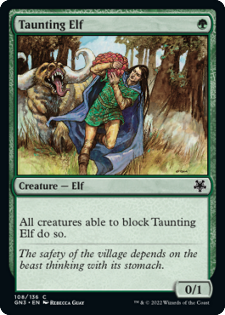 Taunting Elf [Game Night: Free-for-All] | Card Merchant Takapuna