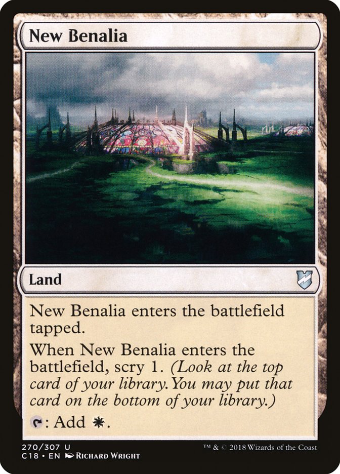 New Benalia [Commander 2018] | Card Merchant Takapuna