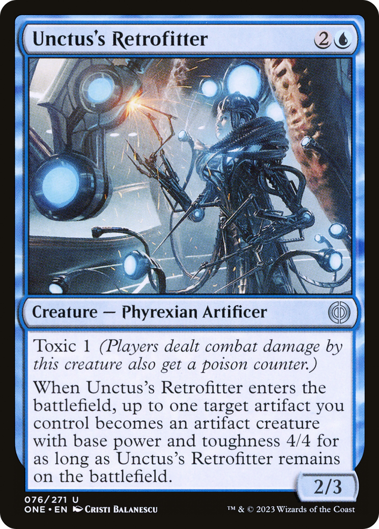 Unctus's Retrofitter [Phyrexia: All Will Be One] | Card Merchant Takapuna