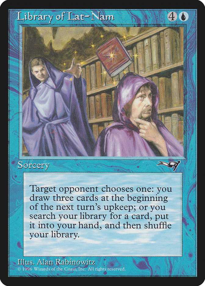 Library of Lat-Nam [Alliances] | Card Merchant Takapuna