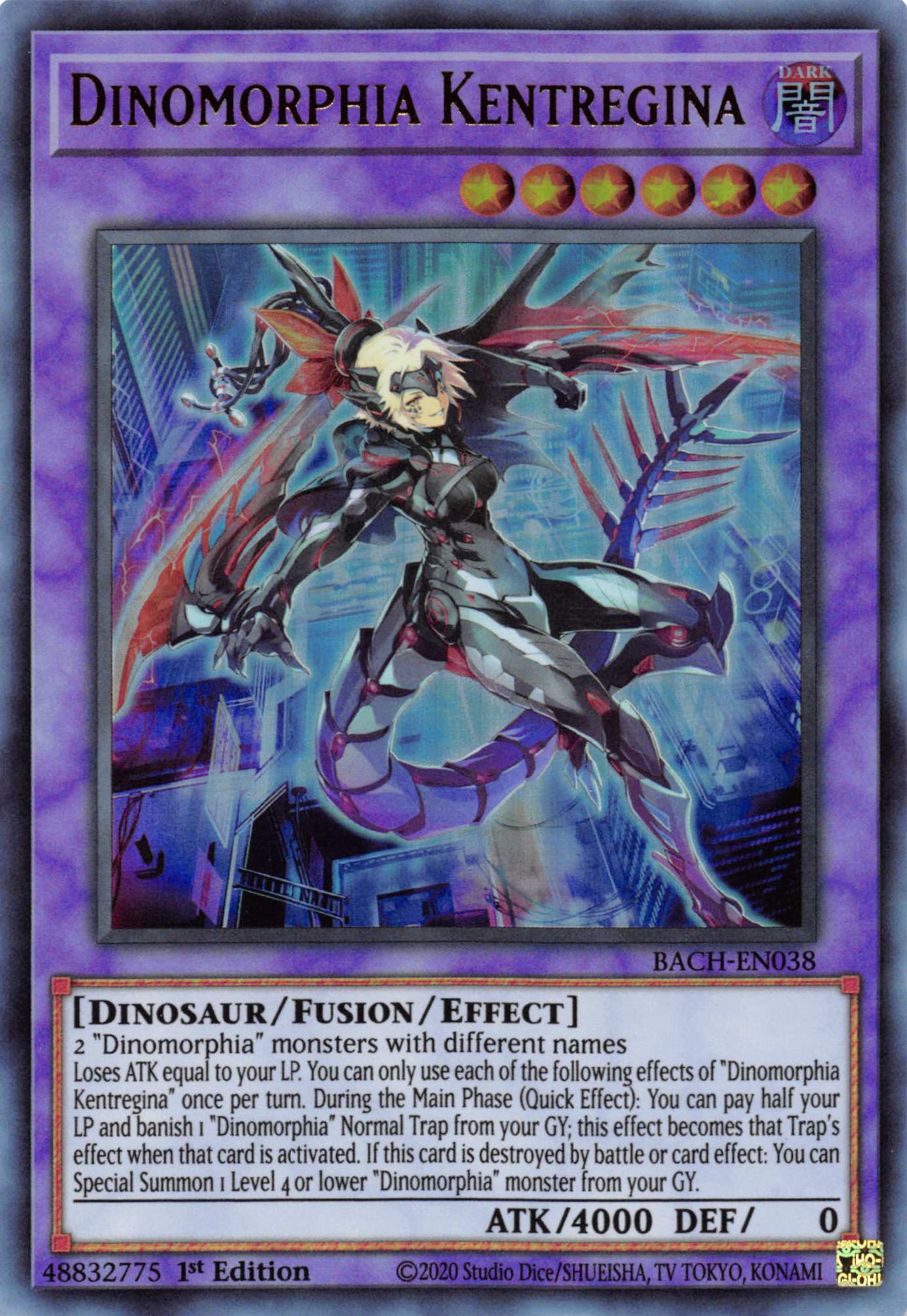 Dinomorphia Kentregina [BACH-EN038] Ultra Rare | Card Merchant Takapuna