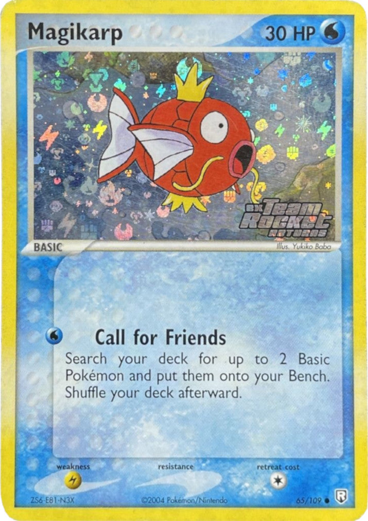 Magikarp (65/109) (Stamped) [EX: Team Rocket Returns] | Card Merchant Takapuna