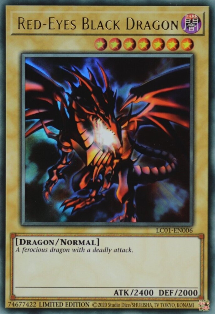 Red-Eyes Black Dragon (25th Anniversary) [LC01-EN006] Ultra Rare | Card Merchant Takapuna