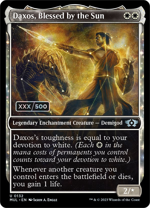 Daxos, Blessed by the Sun (Serialized) [Multiverse Legends] | Card Merchant Takapuna