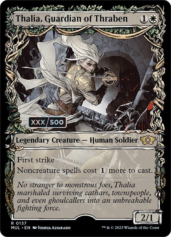 Thalia, Guardian of Thraben (Serialized) [Multiverse Legends] | Card Merchant Takapuna