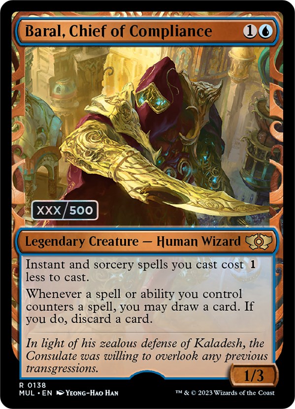 Baral, Chief of Compliance (Serialized) [Multiverse Legends] | Card Merchant Takapuna