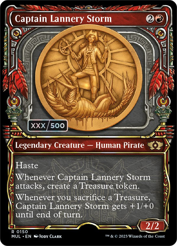 Captain Lannery Storm (Serialized) [Multiverse Legends] | Card Merchant Takapuna