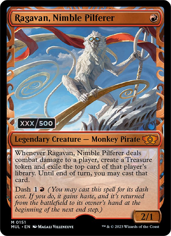 Ragavan, Nimble Pilferer (Serialized) [Multiverse Legends] | Card Merchant Takapuna