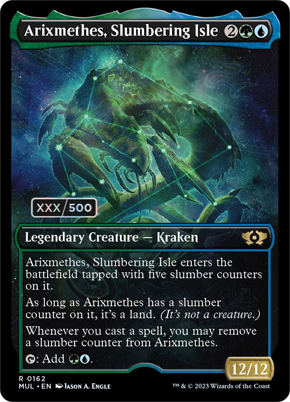 Arixmethes, Slumbering Isle (Serialized) [Multiverse Legends] | Card Merchant Takapuna