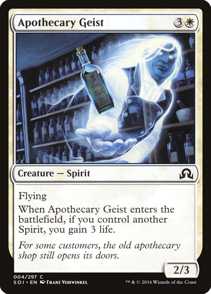 Apothecary Geist [Shadows over Innistrad] | Card Merchant Takapuna