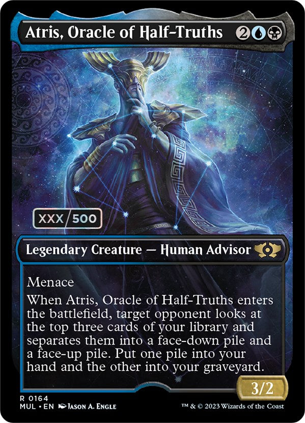 Atris, Oracle of Half-Truths (Serialized) [Multiverse Legends] | Card Merchant Takapuna