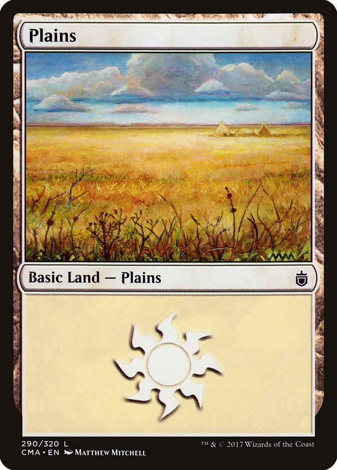 Plains (290) [Commander Anthology] | Card Merchant Takapuna