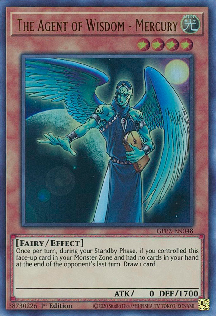 The Agent of Wisdom - Mercury [GFP2-EN048] Ultra Rare | Card Merchant Takapuna