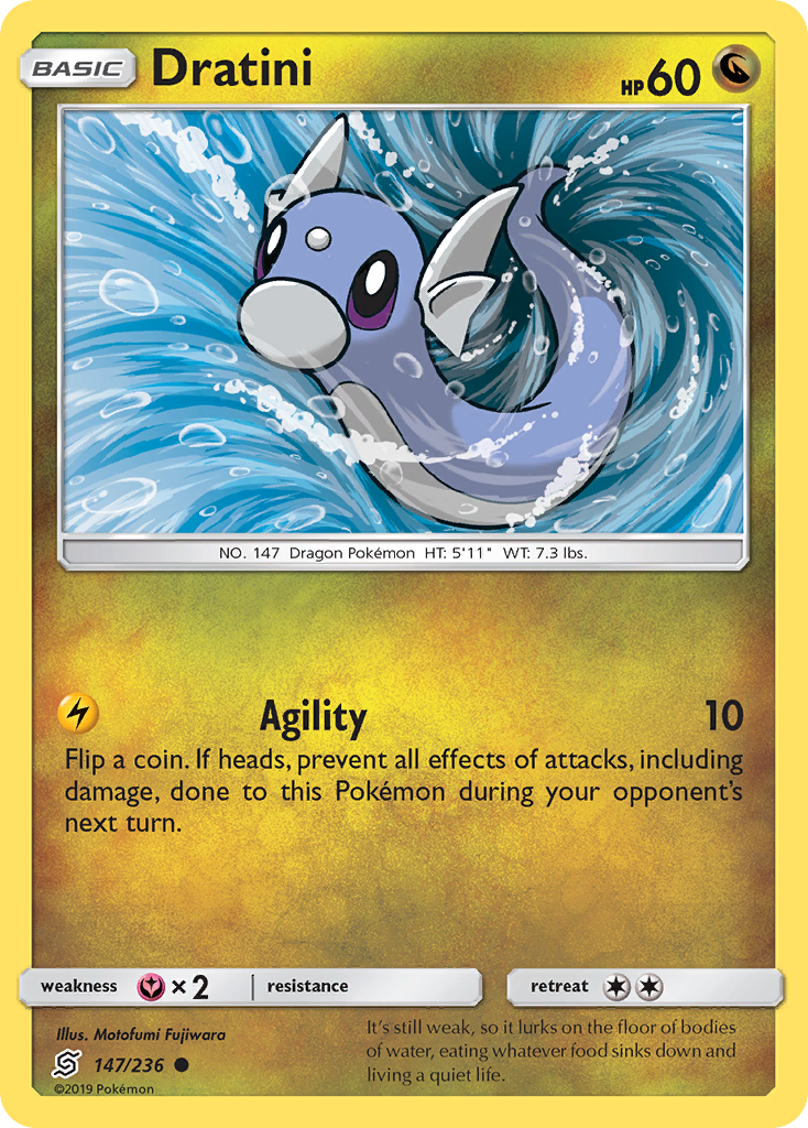 Dratini (147/236) [Sun & Moon: Unified Minds] | Card Merchant Takapuna