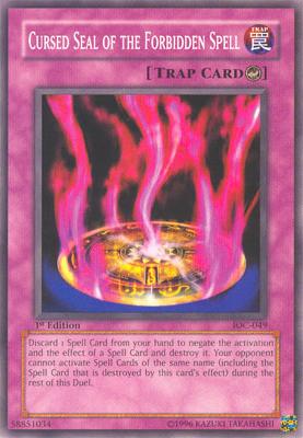 Cursed Seal of the Forbidden Spell [IOC-049] Common | Card Merchant Takapuna