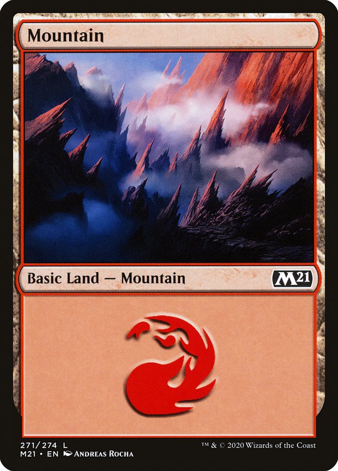 Mountain (271) [Core Set 2021] | Card Merchant Takapuna