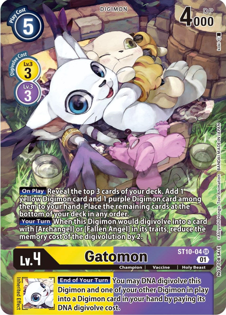 Gatomon [ST10-04] (Official Tournament Pack Vol.9) [Starter Deck: Parallel World Tactician Promos] | Card Merchant Takapuna