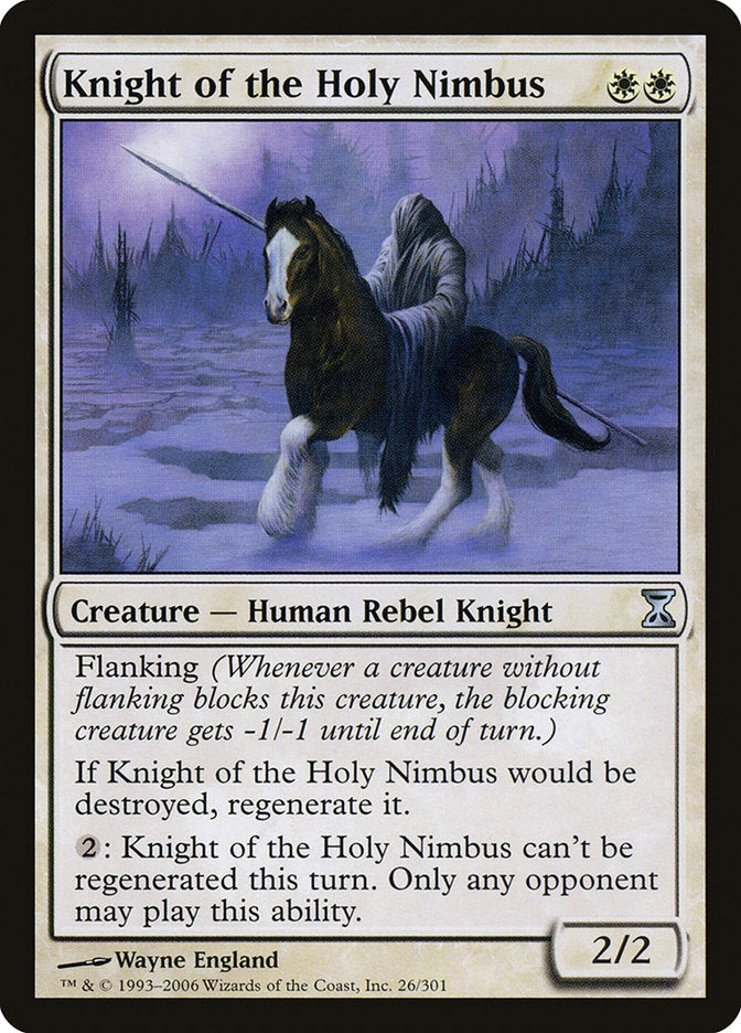 Knight of the Holy Nimbus [Time Spiral] | Card Merchant Takapuna