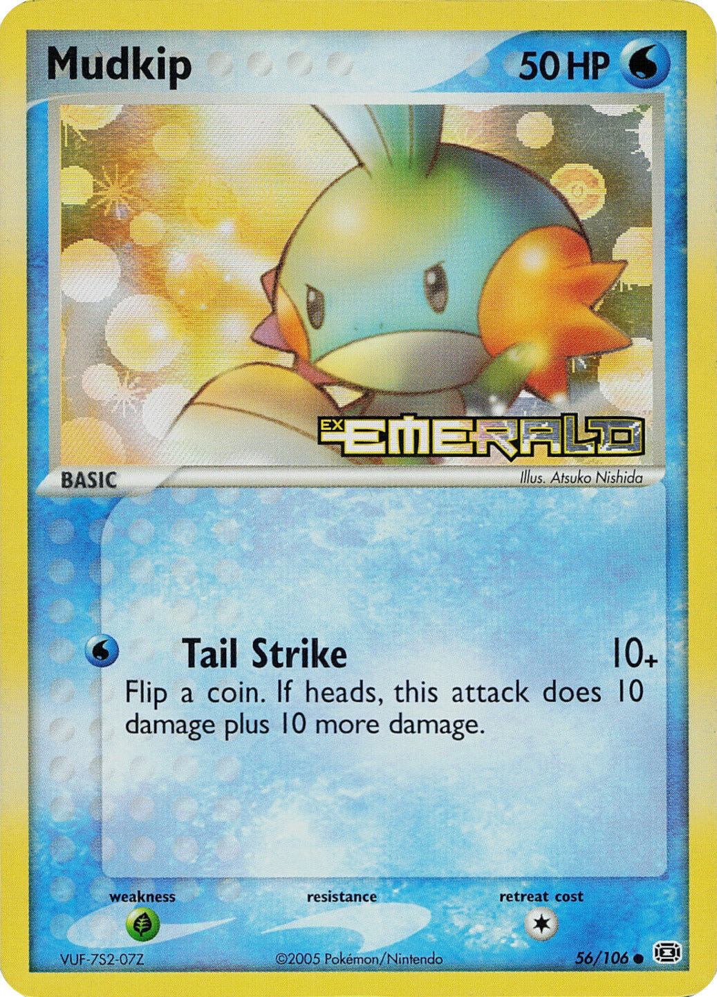 Mudkip (56/106) (Stamped) [EX: Emerald] | Card Merchant Takapuna