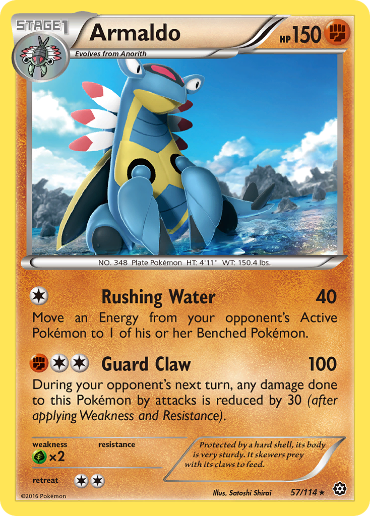 Armaldo (57/114) [XY: Steam Siege] | Card Merchant Takapuna