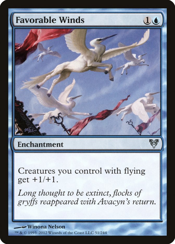 Favorable Winds [Avacyn Restored] | Card Merchant Takapuna