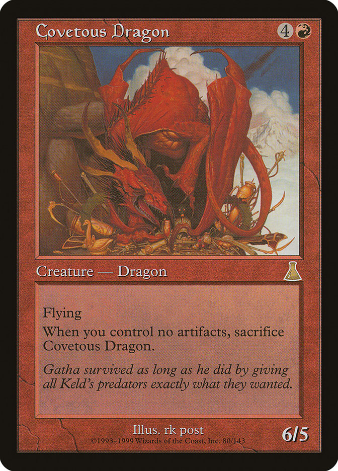 Covetous Dragon [Urza's Destiny] | Card Merchant Takapuna