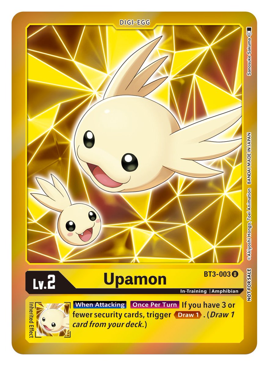 Upamon [BT3-003] (Event Pack 2) [Release Special Booster Ver.1.5] | Card Merchant Takapuna