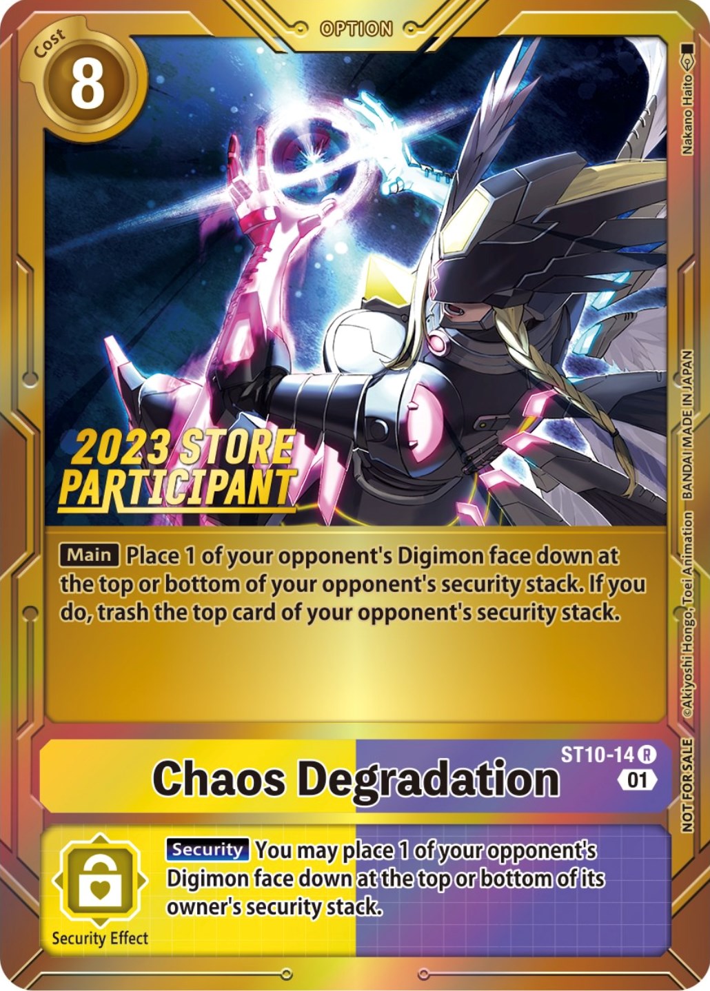 Chaos Degradation [ST10-14] (2023 Store Participant) [Starter Deck: Parallel World Tactician Promos] | Card Merchant Takapuna