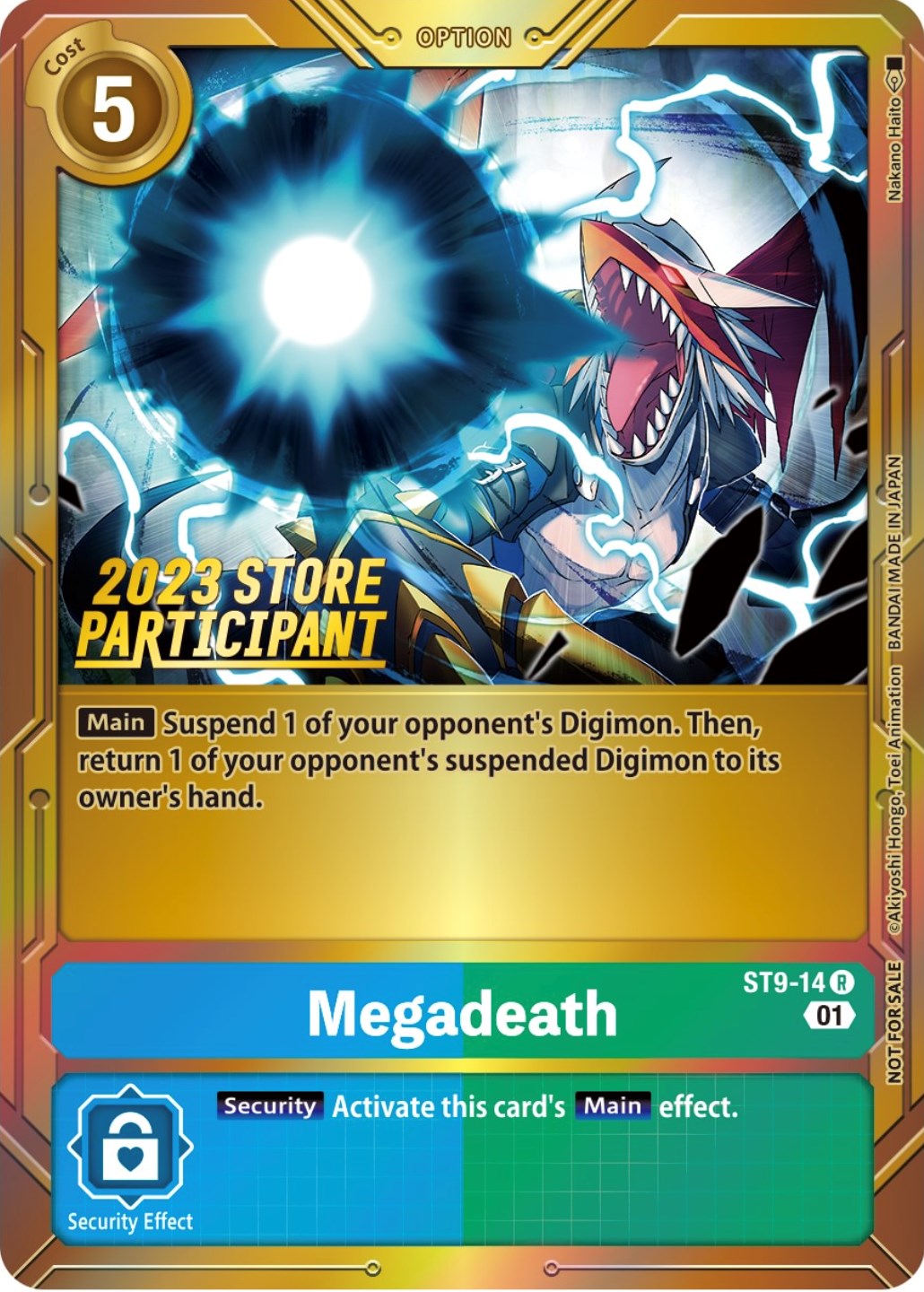 Megadeath [ST9-14] (2023 Store Participant) [Starter Deck: Ultimate Ancient Dragon Promos] | Card Merchant Takapuna