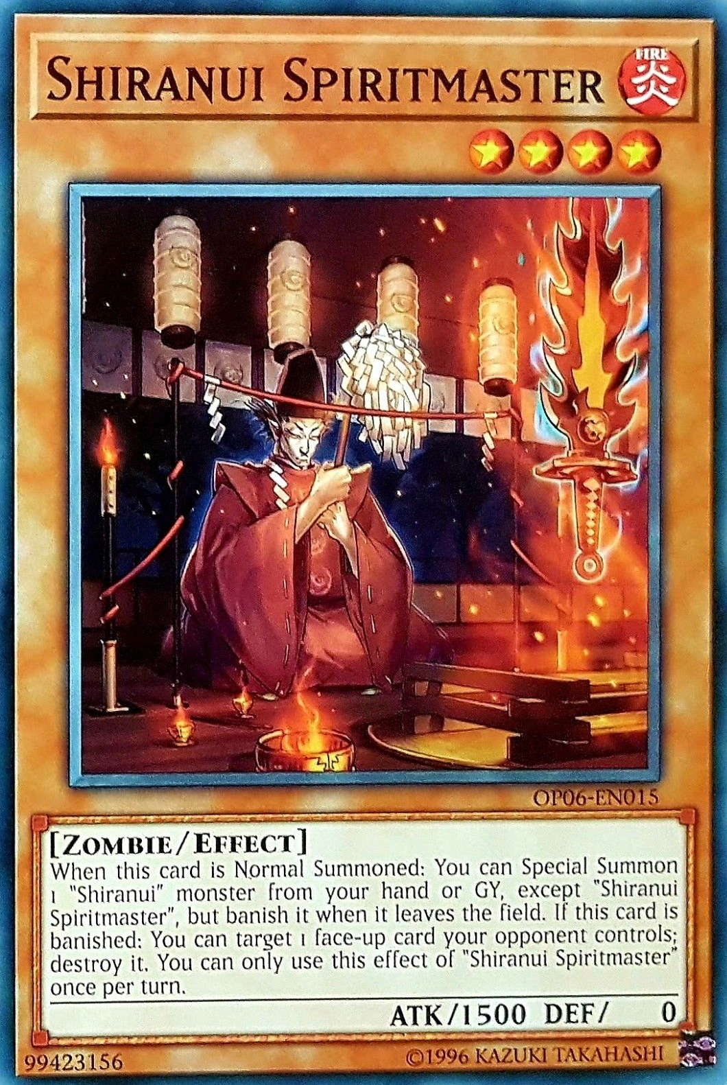 Shiranui Spiritmaster [OP06-EN015] Common | Card Merchant Takapuna