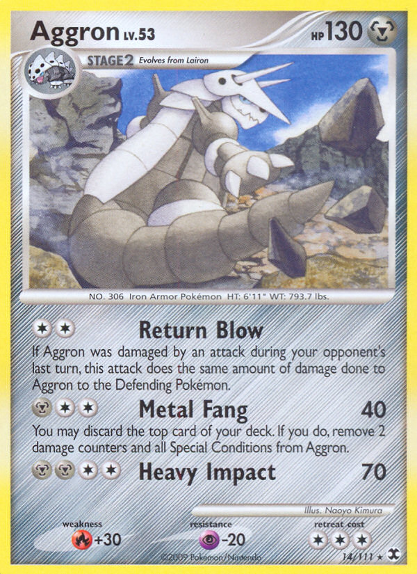 Aggron (14/111) [Platinum: Rising Rivals] | Card Merchant Takapuna