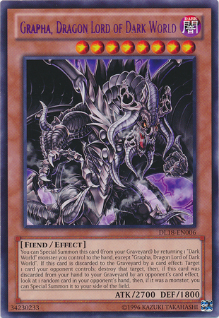 Grapha, Dragon Lord of Dark World (Purple) [DL18-EN006] Rare | Card Merchant Takapuna