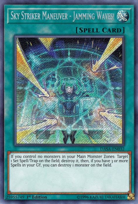 Sky Striker Maneuver - Jamming Waves! [DASA-EN032] Secret Rare | Card Merchant Takapuna