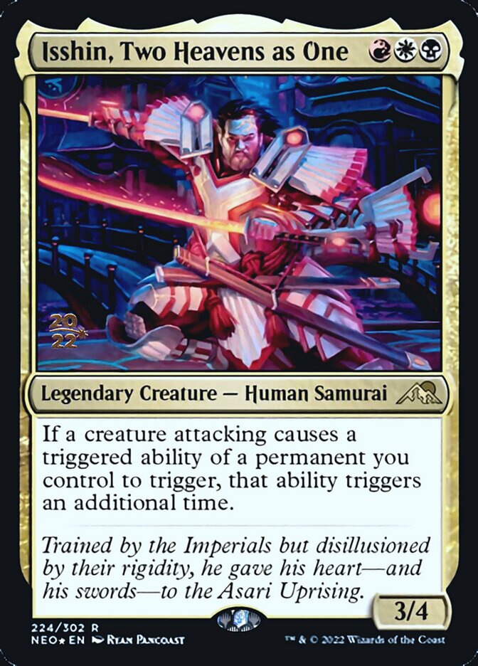 Isshin, Two Heavens as One [Kamigawa: Neon Dynasty Prerelease Promos] | Card Merchant Takapuna