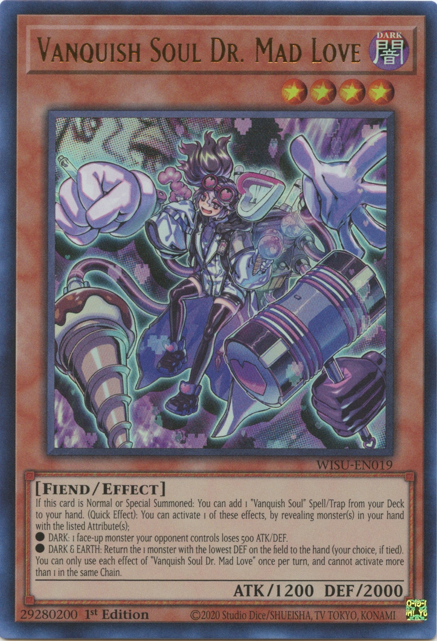 Vanquish Soul Dr. Mad Love [WISU-EN019] Ultra Rare | Card Merchant Takapuna