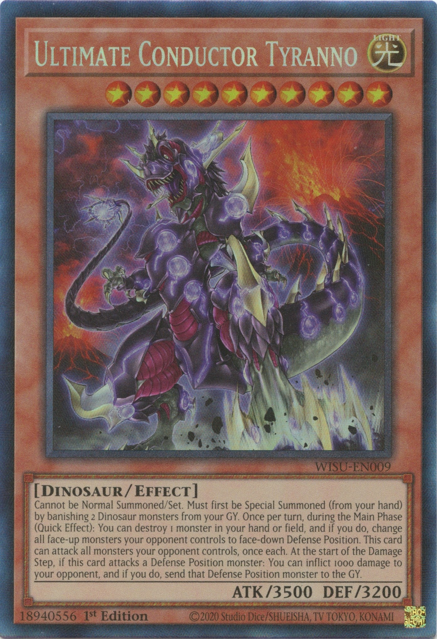 Ultimate Conductor Tyranno [WISU-EN009] Collector's Rare | Card Merchant Takapuna