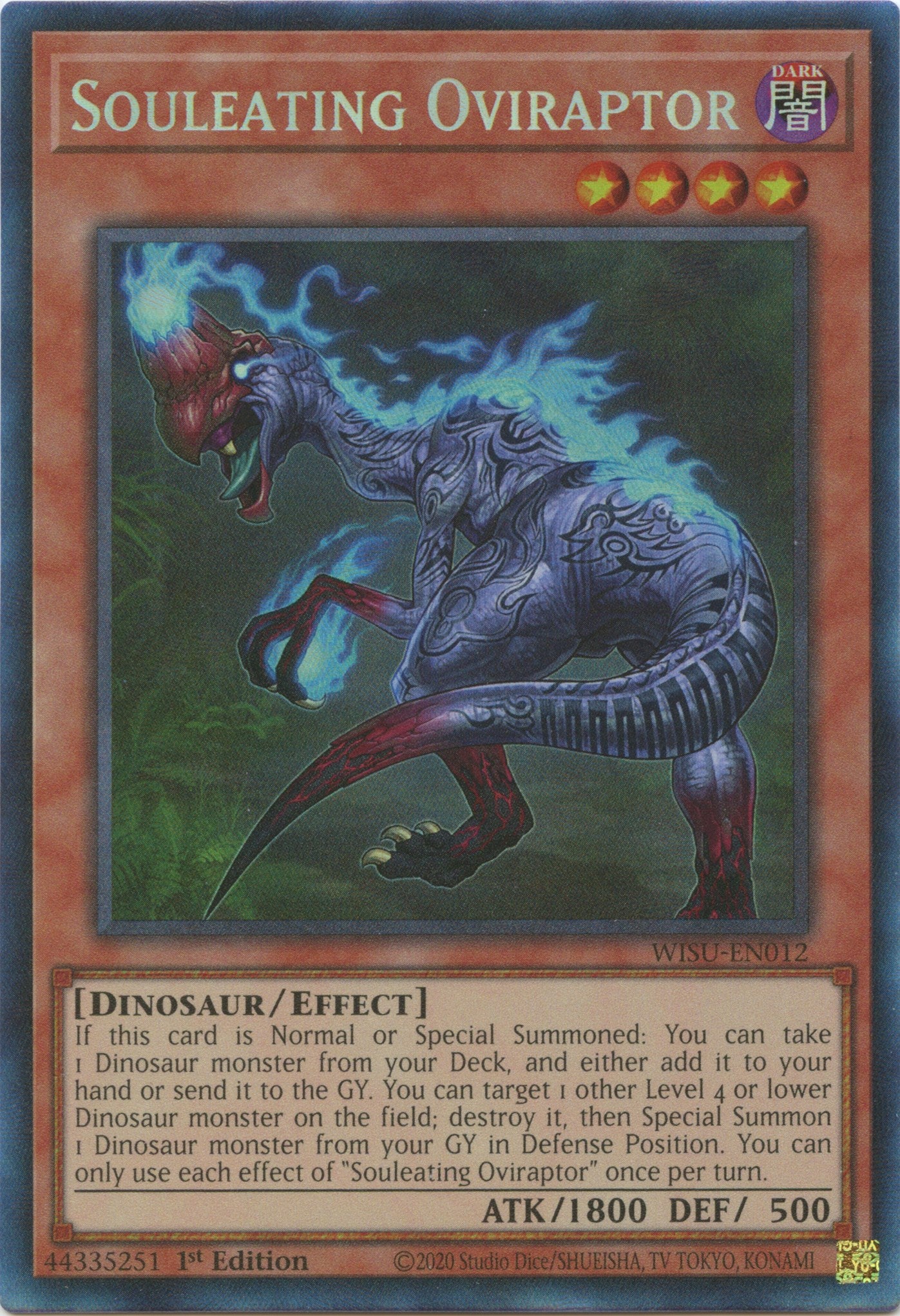 Souleating Oviraptor [WISU-EN012] Collector's Rare | Card Merchant Takapuna